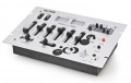 5-Kanal Mischpult VU-Levelmeter HOLLYWOOD MX-5 Sil