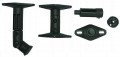 Wandhalter f�r Lautsprecher LH-100 black Tragkraft bis 5kg Paar