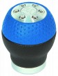 Schaltknauf Alu/Leder blau 6-teilig 5x Adapter + Inbus