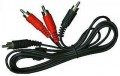 cinch-Verbindung 1,5m stereo, Stecker/Stecker
