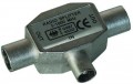 T-Adapter 2xBuchse/1xStecker Rundf.