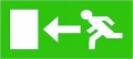 Richtungs-Pfeil LINKS f�r Fluchtweg-Leuchte Run-1020 (1235100)