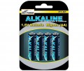Mignon-Batterie Alkaline Typ AA, 4er-Blister