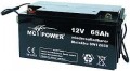 Bleiakku McPower 12V/65Ah LxBxH 350x166x179mm, 22,0kg