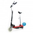 E-Scooter 120 Watt POWER Motor rot mit Sitz ZY-07D
