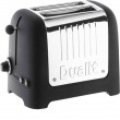 Lite Toaster f�r 2 Toast Soft-Touch black Dualit 25105