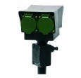 Steckdosenblock mit Erdspie� GreenLine SDB4