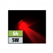 LED-Stiftsockellampe 12V/5W Lichtfarbe rot 537169
