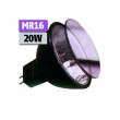 Halogen-Spiegellampe Farbe schwarz 12V 20W 537904
