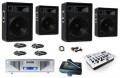 3200W SET 4x Boxen 1x Endstufe 1x Mischpult DJ-168