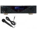 Karaoke Surround Hifi-Receiver SP-305 bl + Mikrofon