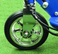 Elektro-Scooter E-Scooter McFun Blue Metal