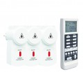 Funkschalt-Set 1x Fernbedienung 3x Steckdose MTO-2