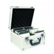 CD-Transportkoffer Koffer FlightCase 40 silber