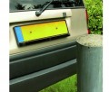 Einparkhilfe f�r Kennzeichenhalter LED-Display m. Farbe