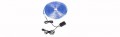Lichtschlauch 9m 1 Kanal McShine Rubberlight blau