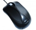 Wheel-Maus Megakick schwarz 3-Tasten USB-Adapter M018