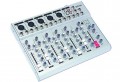 Mischpult DJ PA Mixer 7-Kanal Hollywood MX-7 silber