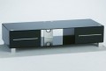 TV-M�bel Kommode Glas/Aluminium United UTVR 8843 black
