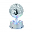 Eurolite LED Spiegelkugel 13cm Leucht-Standfu� 