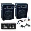PA Karaokeanlage Partyanlage Karaoke USB SD MP3 Verst�rker Boxen DJ-566