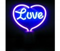 Neonfigur Neonlicht mit St�nder McVoice Love 346214