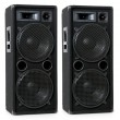 1600W 3-Wege Boxen PA Lautsprecher Basslautsprecher 2x 25 cm Woofer OMNITRONIC DX-2022