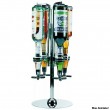 Thekendrehst�nder verchromt 4cl-Dosierung  BT-4