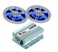300W Car-Hifi Anlage Endstufe Verst�rker LED Boxen Speaker Lautsprecher CAR-341