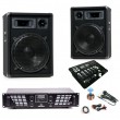 1200W PA Partyanlage Musikanlage Boxen USB SD MP3 Verst�rker Mischpult DJ-639