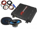 550W Car SET Endstufe Einbaulautsprecher Kabel CAR 379