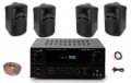 1500 Watt Musikanlage 4 x Boxen + Verst�rker Gastro-35