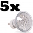 5er Pack 1,5 Watt LED-Strahler GU10 weiss Esto 89501M