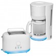 Kaffeemaschine Toaster Bomann KA 1551 + TA 1553 weiss