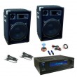 800W Party Karaoke Musikanlage Boxen Verst�rker Lautsprecher System DJ-68