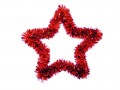Glitzerstern, rot, 30cm