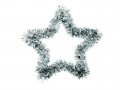 Glitzerstern, silber, 30cm