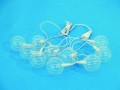 Christbaumkugelkette 32LEDs 16B�lle wei�