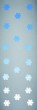 Vliesbanner, Schneeflocke B1, 100x350cm