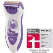 Batteriebetriebener Ladyshaver Wet & Dry Carrera VIVA