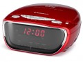 Stereo UKW Uhrenradio mit CD-Player Tristar CDCL-62 rot