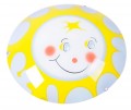 Kinderzimmerleuchte wei�/bunt Deckenleuchte Sunny DL Gelb ESTO 48114