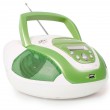 Tragbares CD/MP3-Radio USB Musikanlage AEG SR 4339 gr�n