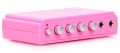 Karaoke Mixer inkl. 2 Mikrofone rosa K�nig HAV-KM10 PINK