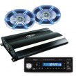 Auto System USB MP3 Radio Endstufe LED-Lautsprecher CAR-413