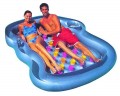 Luftmatratze f�r 2 Personen 218x183x30cm mit Getr�nkehalter Badematratze Lounge
