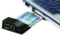 PCMCIA-Controller Cardbus mit 2x USB 2.0 Anschl�ssen + 2x FireWire IEEE1394
