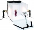 Fotostudio-Box 2 Strahler Stativstange & Fotozelt inkl. Hintergr. McFun FB-92