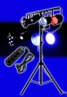 Portables Lichtsystem Lichtstativ Stroboskop Moonflower Mushroom DJ-Light-600