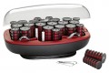 Aufheizbares Lockenwickler Set 24 Wickler Keramikbeschichtet AEG LW 5583 schwarz rot
